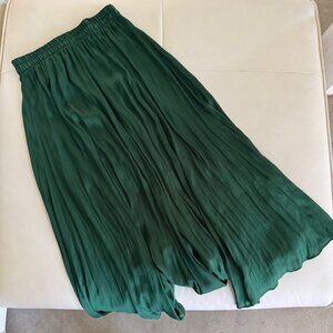 Brand new ZARA Emerald Maxi Skirt